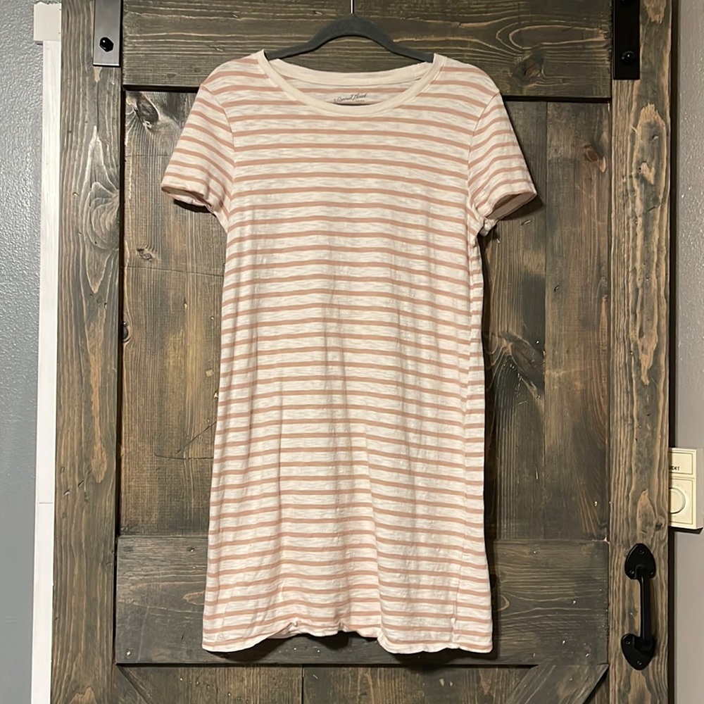 Striped SHIRT DRESS